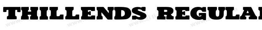 Thillends Regular字体转换